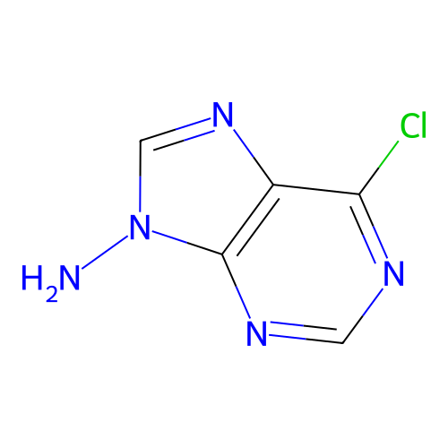 6-Chloropurin-9-amine structure