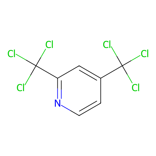 2,4-Bis(trichloromethyl)pyridine structure