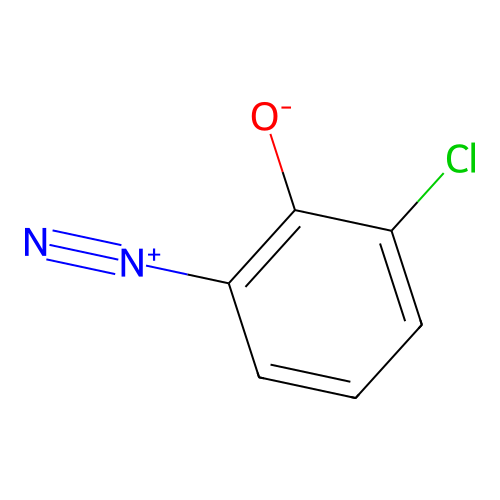 3-Chloro-6-diazocyclohexa-2,4-dienone structure