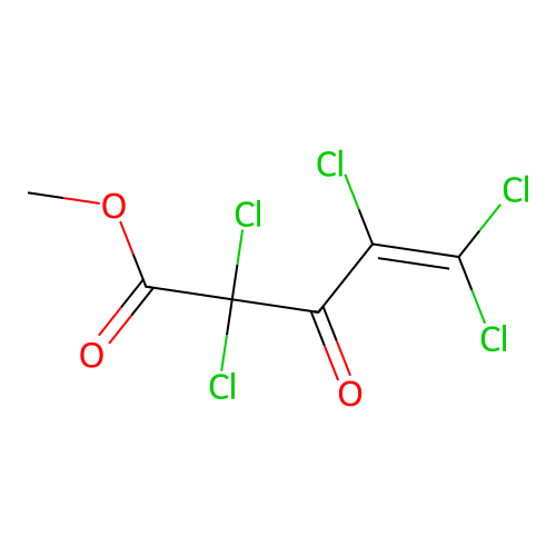 Methyl 3-oxo-2,2,4,5,5-pentachloro-4-pentenoate structure