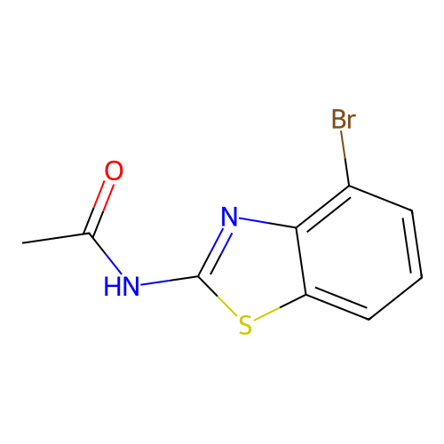 N-(4-bromo-1,3-benzothiazol-2-yl)acetamide structure