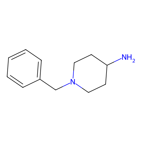 1-Benzyl-4-piperidylamine structure