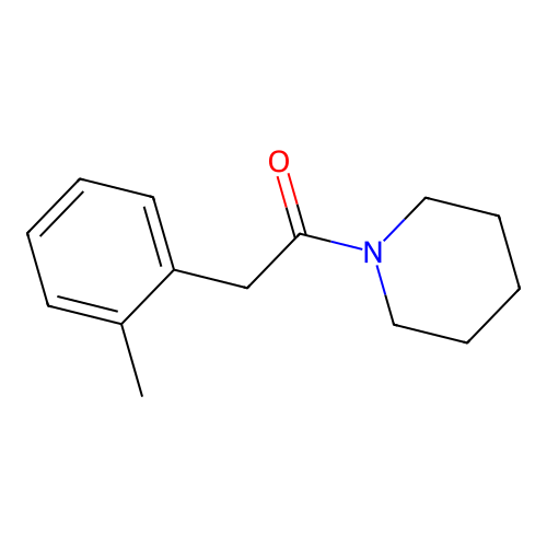 2-(2-Methylphenyl)-1-piperidin-1-ylethanone structure