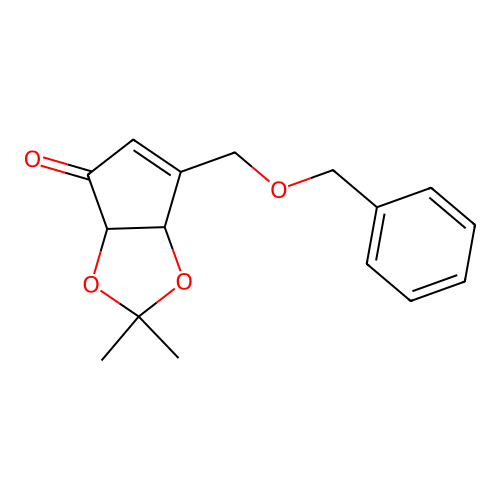 6-(Benzyloxymethyl)-2,2-dimethyl-3a,6a-dihydrocyclopenta[d][1,3]dioxol-4-one structure