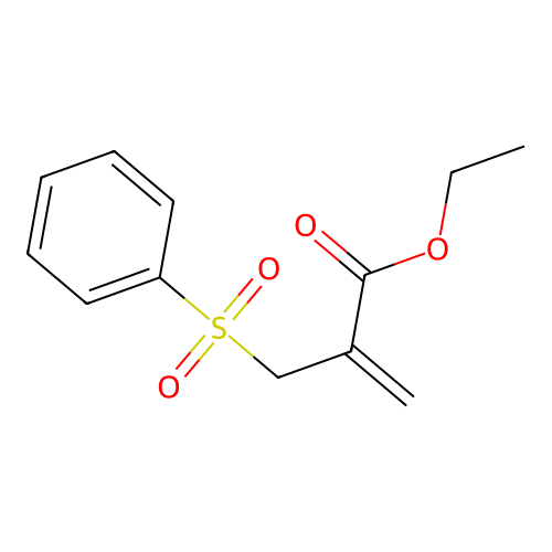 Ethyl 2-((phenylsulfonyl)methyl)acrylate structure