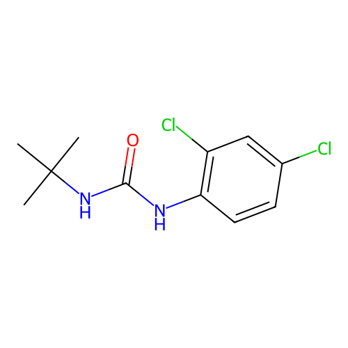 1-Tert-butyl-3-(2,4-dichlorophenyl)urea structure