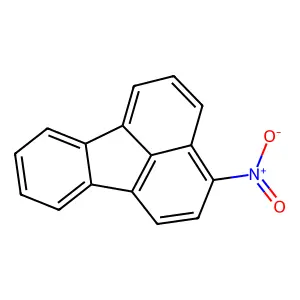 3-Nitrofluoranthene structure