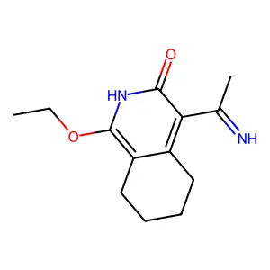3(2H)-Isoquinolinone, 5,6,7,8-tetrahydro-1-ethoxy-4-(1-iminoethyl)- structure
