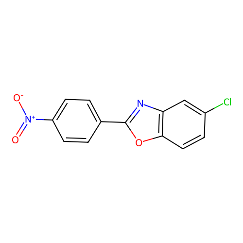 5-Chloro-2-(4-nitrophenyl)-1,3-benzoxazole structure