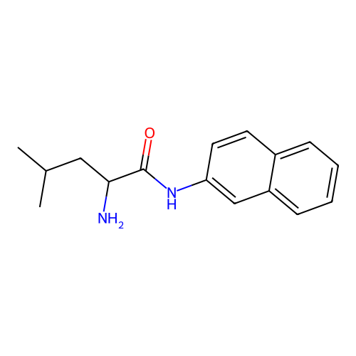 2-Amino-4-methyl-N-(2-naphthyl)pentanamide structure