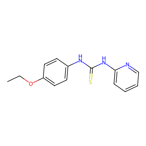 1-(4-Ethoxyphenyl)-3-(2-pyridyl)-2-thiourea structure