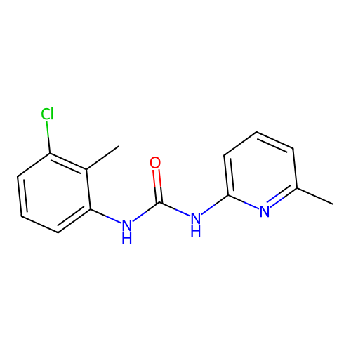 1-(3-Chloro-2-methylphenyl)-3-(6-methylpyridin-2-yl)urea structure