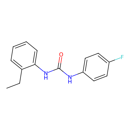 1-(2-Ethylphenyl)-3-(4-fluorophenyl)urea structure