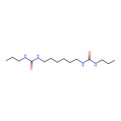 Urea, N,N''-1,6-hexanediylbis[N'-propyl- structure