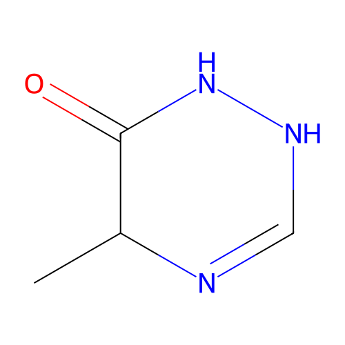 5-methyl-2,5-dihydro-1H-1,2,4-triazin-6-one structure