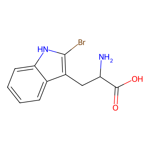 2-Bromotryptophan structure