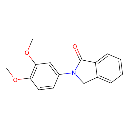 2-(3,4-Dimethoxyphenyl)isoindolin-1-one structure