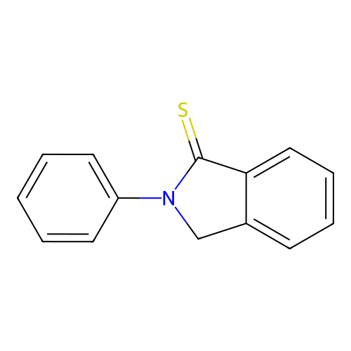 2-Phenyl-1-isoindolinethione structure