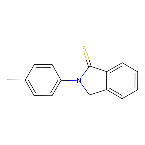 1H-Isoindole-1-thione, 2,3-dihydro-2-(4-methylphenyl)- structure