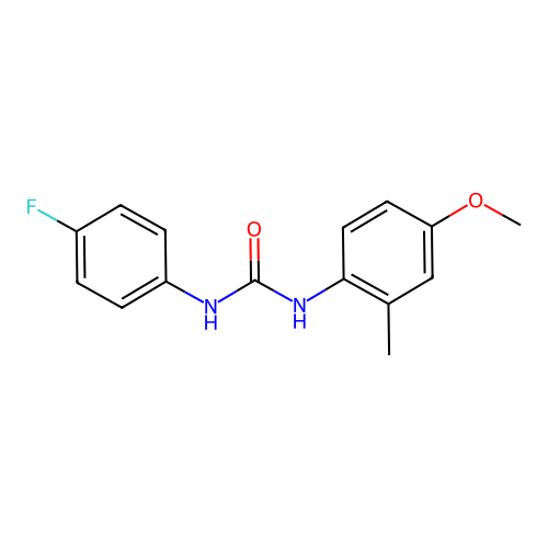 1-(4-Fluorophenyl)-3-(4-methoxy-2-methylphenyl)urea structure