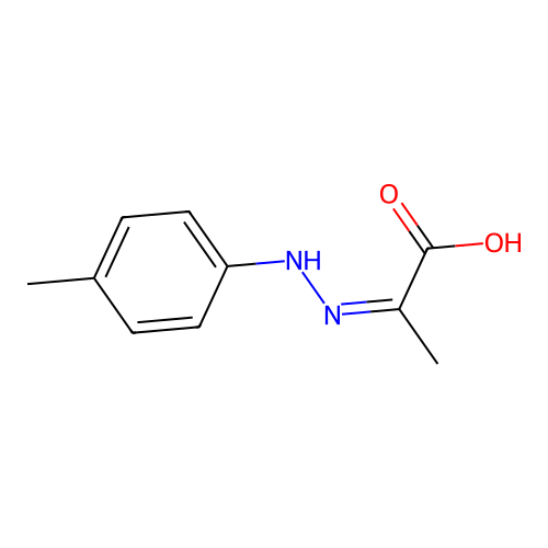 Propanoic acid, 2-[(4-methylphenyl)hydrazono]- structure