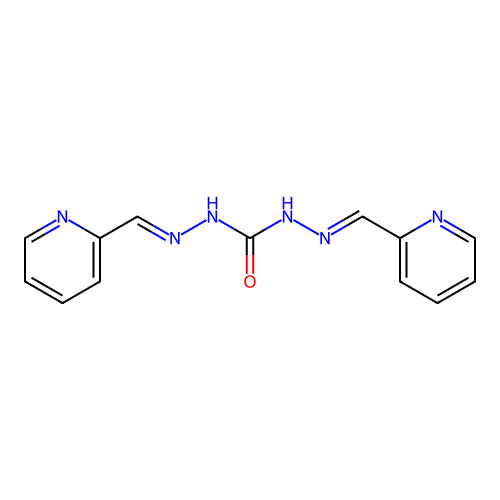 1,3-Bis(2-pyridylmethyleneamino) urea structure