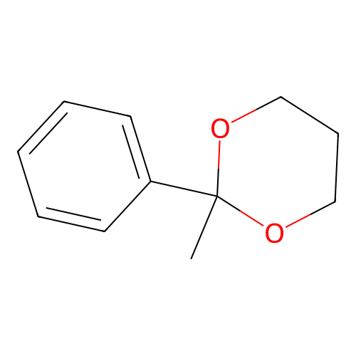 2-Methyl-2-phenyl-1,3-dioxane structure