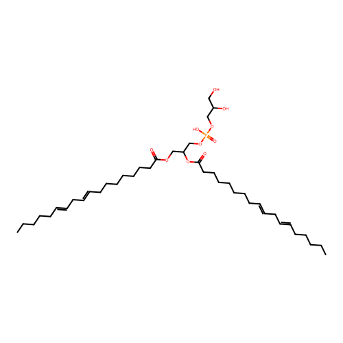 Dilinoleoylphosphatidylglycerol structure