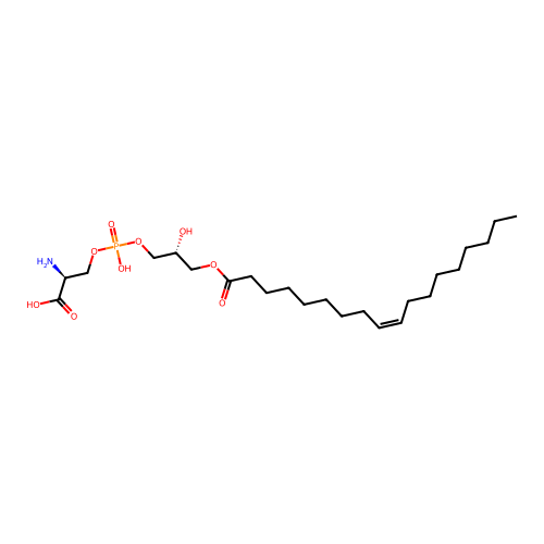 PS(18:1(9Z)/0:0) structure
