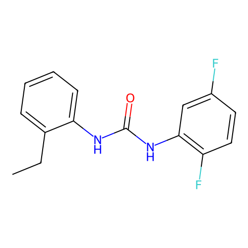 1-(2,5-Difluorophenyl)-3-(2-ethylphenyl)urea structure