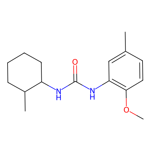 1-(2-Methoxy-5-methylphenyl)-3-(2-methylcyclohexyl)urea structure