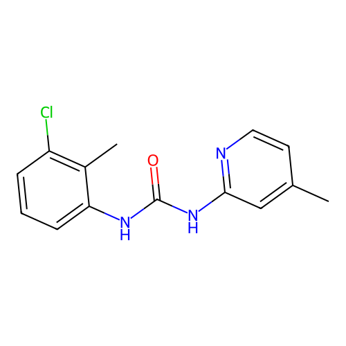 1-(3-Chloro-2-methylphenyl)-3-(4-methylpyridin-2-yl)urea structure