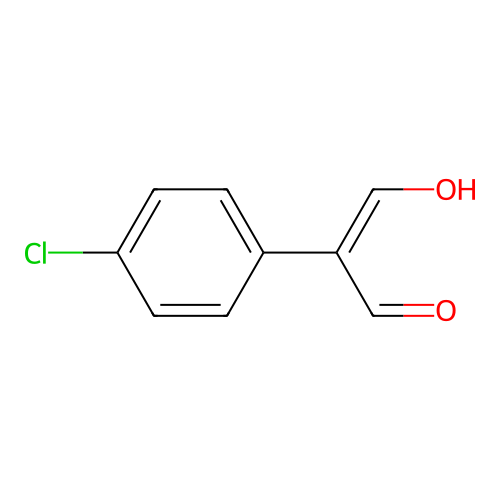 Benzeneacetaldehyde, 4-chloro-alpha-(hydroxymethylene)-, (Z)- structure