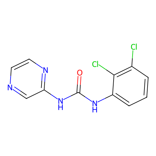 1-(2,3-Dichlorophenyl)-3-pyrazin-2-ylurea structure