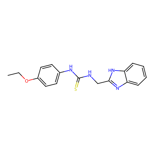 Thiourea, N-(1H-benzimidazol-2-ylmethyl)-N'-(4-ethoxyphenyl)- structure