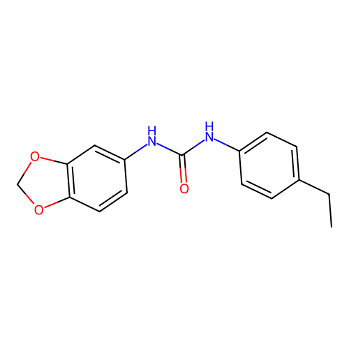 1-(1,3-Benzodioxol-5-yl)-3-(4-ethylphenyl)urea structure