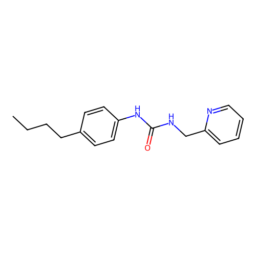 1-(4-Butylphenyl)-3-(pyridin-2-ylmethyl)urea structure