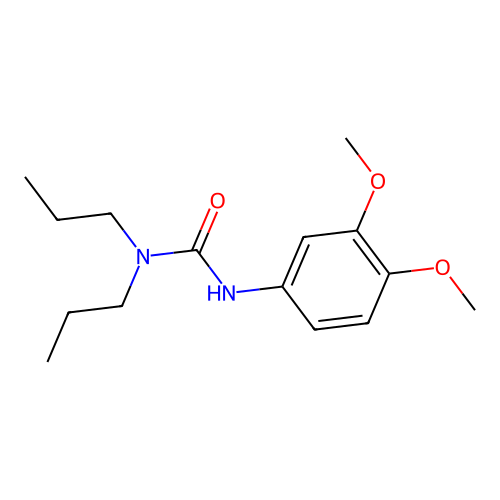 3-(3,4-Dimethoxyphenyl)-1,1-dipropylurea structure