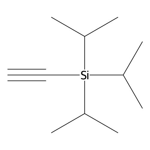 (Triisopropylsilyl)acetylene structure