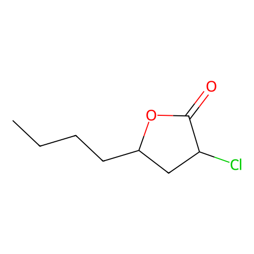 5-Butyl-3-chlorodihydrofuran-2(3H)-one structure