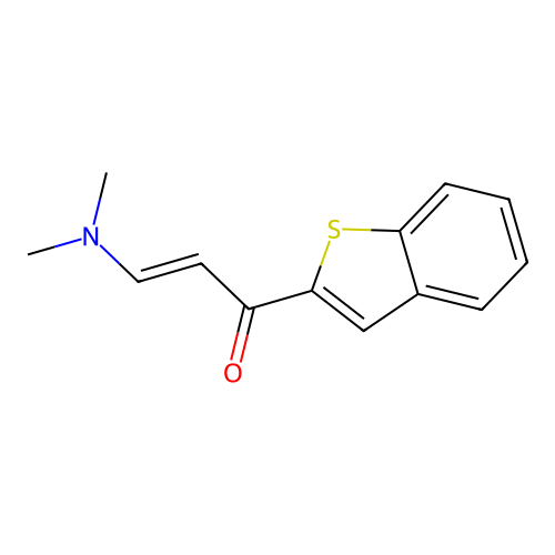 1-(1-Benzothiophen-2-yl)-3-(dimethylamino)prop-2-en-1-one structure