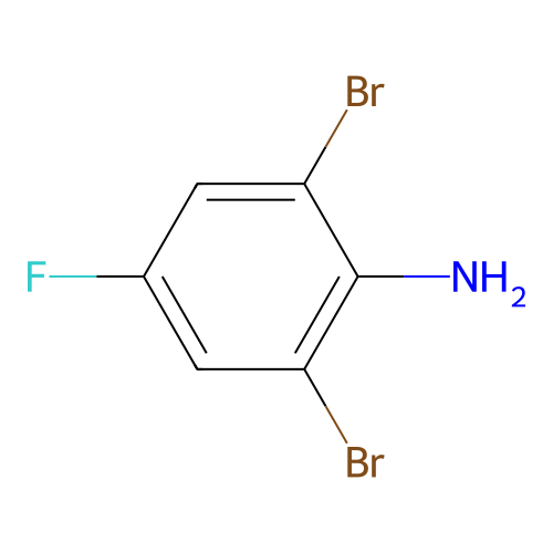 2,6-Dibromo-4-fluoroaniline structure