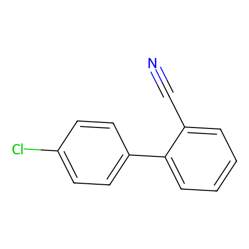 2-(4-Chlorophenyl)benzonitrile structure