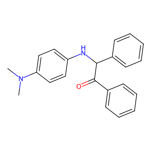 Ethanone, 2-[[4-(dimethylamino)phenyl]amino]-1,2-diphenyl- structure