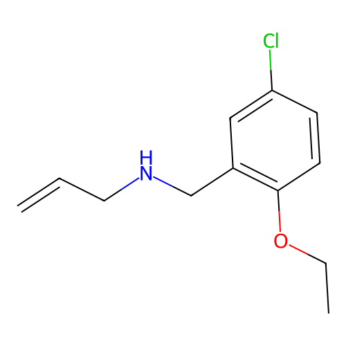 N-(5-chloro-2-ethoxybenzyl)prop-2-en-1-amine structure