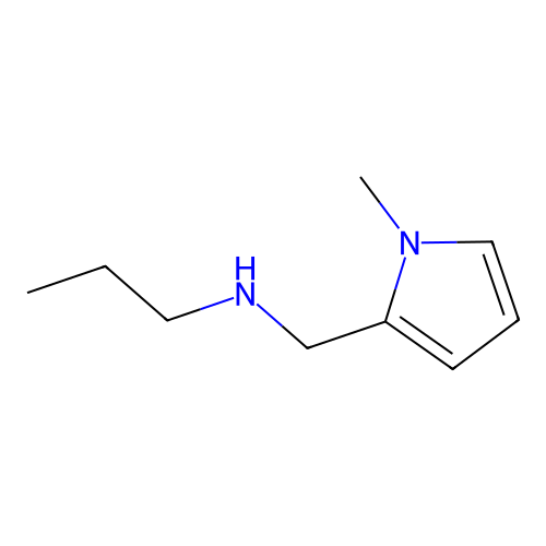 [(1-Methyl-1H-pyrrol-2-yl)methyl](propyl)amine structure