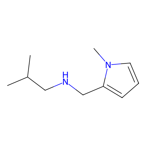 [(1-Methyl-1H-pyrrol-2-yl)methyl](2-methylpropyl)amine structure