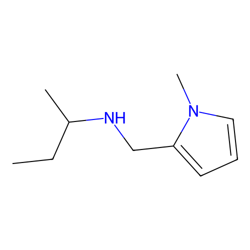 (Butan-2-yl)[(1-methyl-1H-pyrrol-2-yl)methyl]amine structure