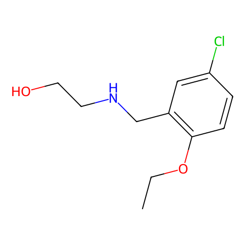 2-[(5-Chloro-2-ethoxybenzyl)amino]ethanol structure