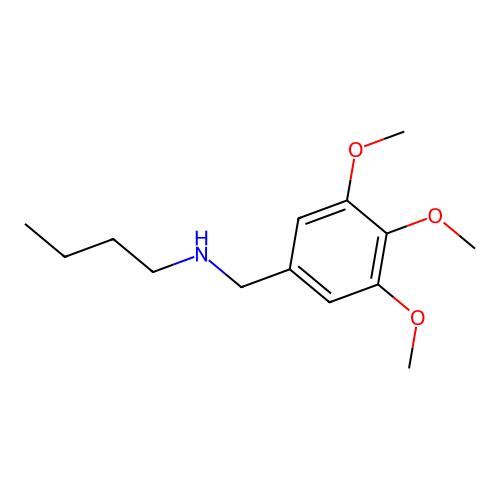Butyl[(3,4,5-trimethoxyphenyl)methyl]amine structure
